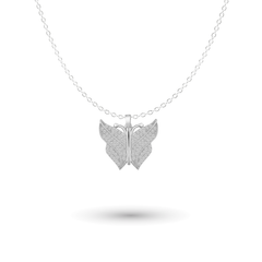Angel wing necklace with engraving of your choice