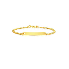 Damen Edelstahl ID-Armband Gold baysaat-gmbh.myshopify.com