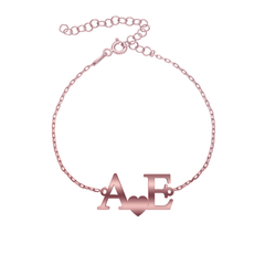 Bracelet in love with initials