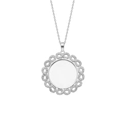 Plate chain with infinity frame