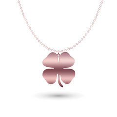 Cloverleaf necklace with engraving of your choice