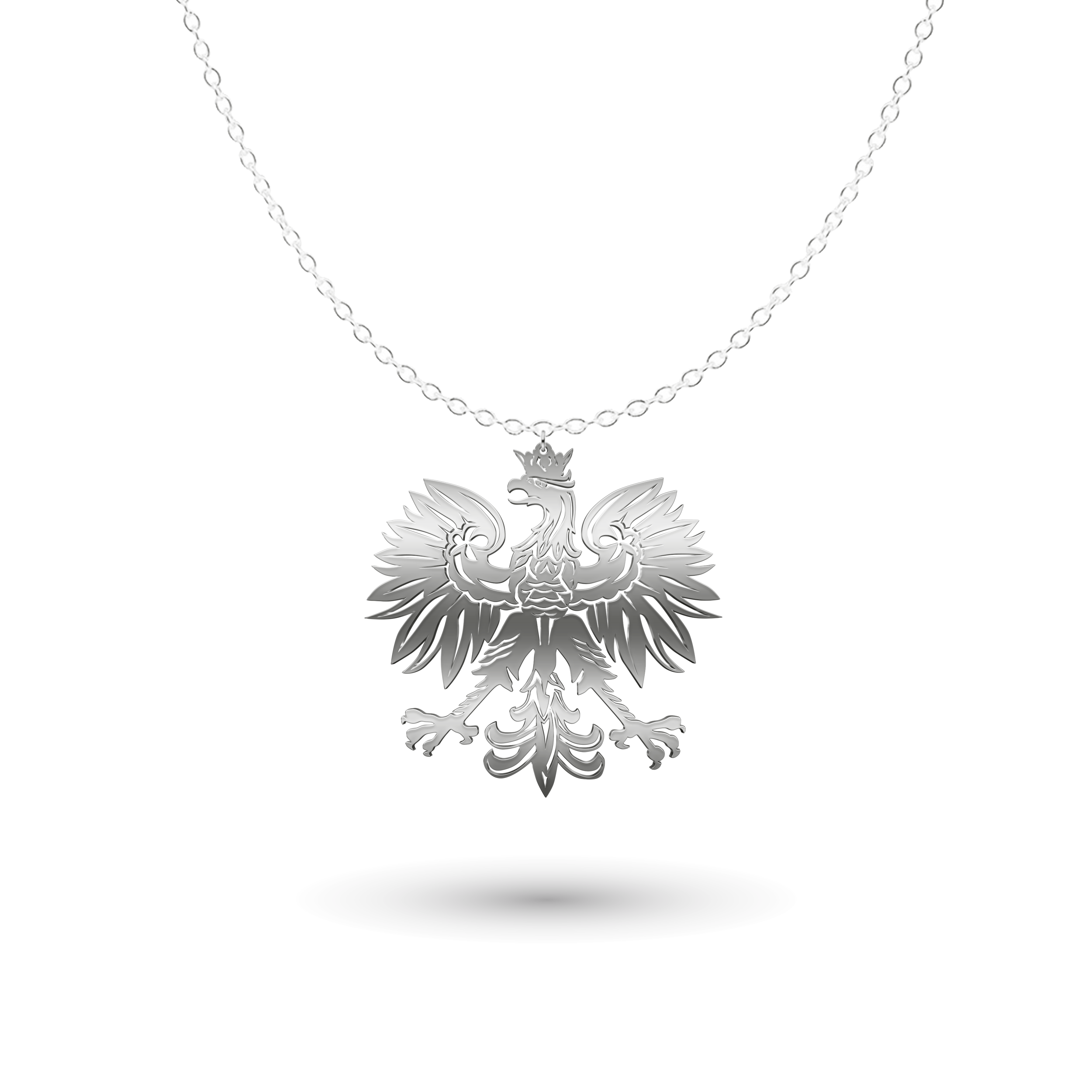 Polnischer Adler | 925 Silber | Wappen Kette | Flaggenkette baysaat-gmbh.myshopify.com