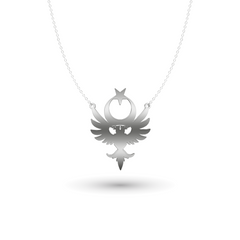 Türkei Adler | 925 Silber | Wappen Kette | Flaggenkette | Länderkette