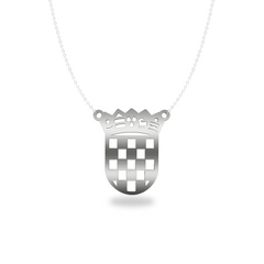 Länderkette Kroatien | Wappen Kette | Flaggenkette | 925 Silber baysaat-gmbh.myshopify.com